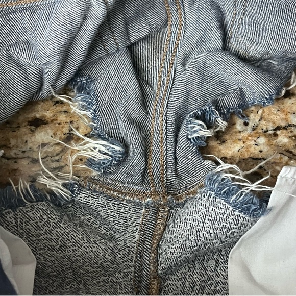 Vtg Y2k Victoria’s Secret Pink Low Rise Daisy Dukes Fringe Sequin Preppy Coast 0 - Picture 9 of 9